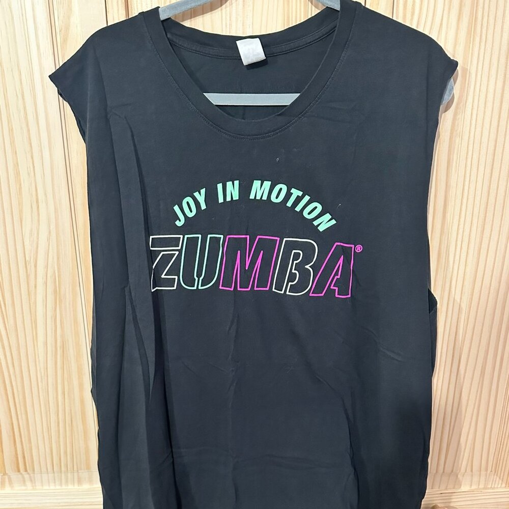 Zumba Wear Joy in Motion Black Tank Unisex XL/XXL